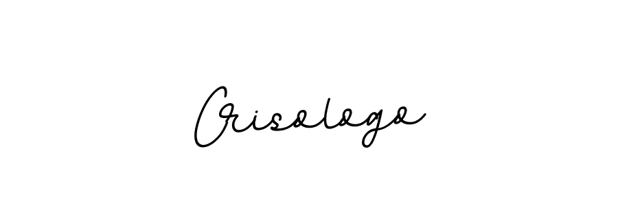 The best way (BallpointsItalic-DORy9) to make a short signature is to pick only two or three words in your name. The name Crisologo include a total of six letters. For converting this name. Crisologo signature style 11 images and pictures png