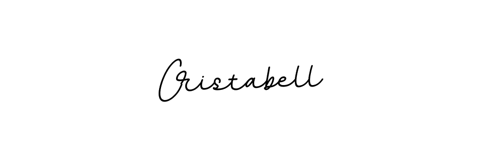 Use a signature maker to create a handwritten signature online. With this signature software, you can design (BallpointsItalic-DORy9) your own signature for name Cristabell. Cristabell signature style 11 images and pictures png