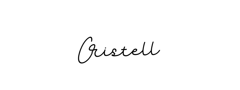 Cristell stylish signature style. Best Handwritten Sign (BallpointsItalic-DORy9) for my name. Handwritten Signature Collection Ideas for my name Cristell. Cristell signature style 11 images and pictures png