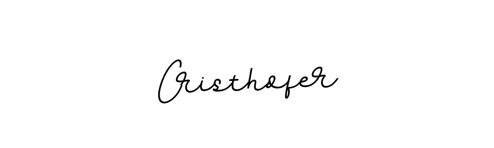 Design your own signature with our free online signature maker. With this signature software, you can create a handwritten (BallpointsItalic-DORy9) signature for name Cristhofer. Cristhofer signature style 11 images and pictures png