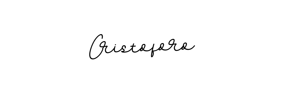 Cristoforo stylish signature style. Best Handwritten Sign (BallpointsItalic-DORy9) for my name. Handwritten Signature Collection Ideas for my name Cristoforo. Cristoforo signature style 11 images and pictures png