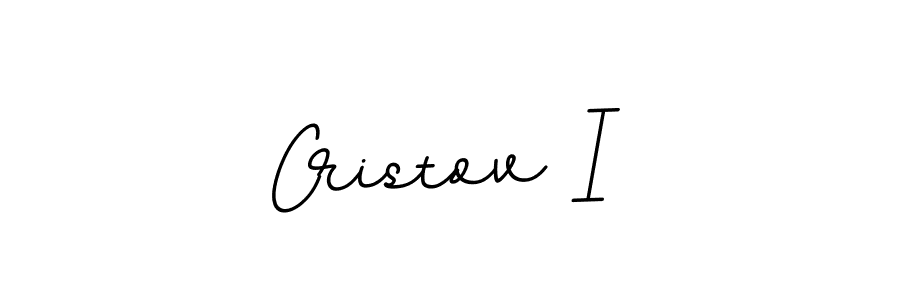 You should practise on your own different ways (BallpointsItalic-DORy9) to write your name (Cristov I) in signature. don't let someone else do it for you. Cristov I signature style 11 images and pictures png