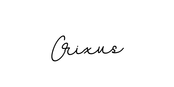 Make a beautiful signature design for name Crixus. With this signature (BallpointsItalic-DORy9) style, you can create a handwritten signature for free. Crixus signature style 11 images and pictures png