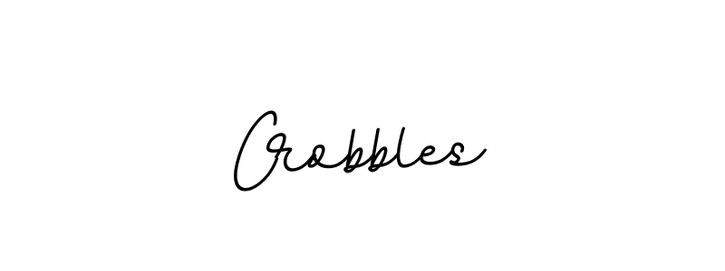 Make a beautiful signature design for name Crobbles. With this signature (BallpointsItalic-DORy9) style, you can create a handwritten signature for free. Crobbles signature style 11 images and pictures png