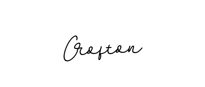 Make a beautiful signature design for name Crofton. With this signature (BallpointsItalic-DORy9) style, you can create a handwritten signature for free. Crofton signature style 11 images and pictures png