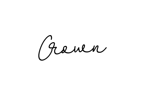 How to make Crown name signature. Use BallpointsItalic-DORy9 style for creating short signs online. This is the latest handwritten sign. Crown signature style 11 images and pictures png