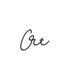 Design your own signature with our free online signature maker. With this signature software, you can create a handwritten (BallpointsItalic-DORy9) signature for name Crt. Crt signature style 11 images and pictures png