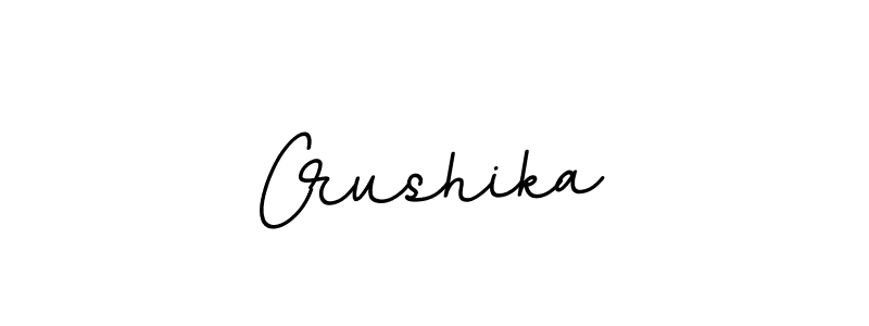 Create a beautiful signature design for name Crushika. With this signature (BallpointsItalic-DORy9) fonts, you can make a handwritten signature for free. Crushika signature style 11 images and pictures png