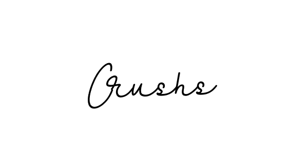 Make a beautiful signature design for name Crushs. With this signature (BallpointsItalic-DORy9) style, you can create a handwritten signature for free. Crushs signature style 11 images and pictures png