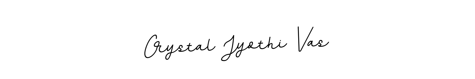 Use a signature maker to create a handwritten signature online. With this signature software, you can design (BallpointsItalic-DORy9) your own signature for name Crystal Jyothi Vas. Crystal Jyothi Vas signature style 11 images and pictures png