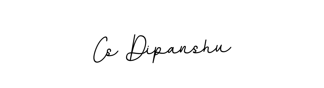 Design your own signature with our free online signature maker. With this signature software, you can create a handwritten (BallpointsItalic-DORy9) signature for name Cs Dipanshu. Cs Dipanshu signature style 11 images and pictures png