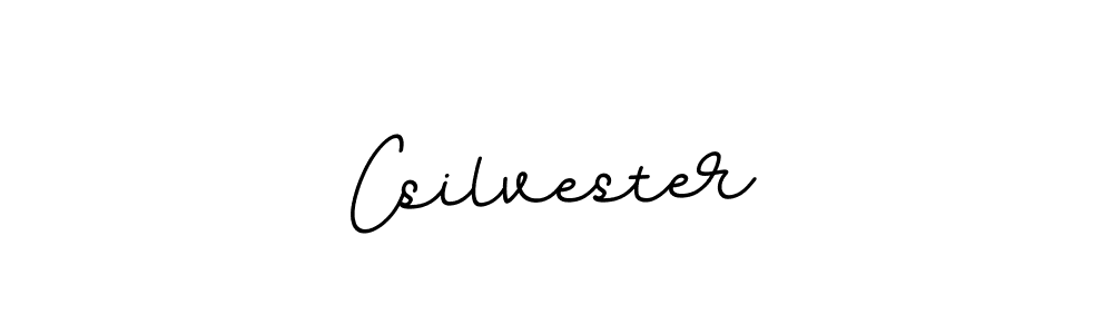 How to make Csilvester signature? BallpointsItalic-DORy9 is a professional autograph style. Create handwritten signature for Csilvester name. Csilvester signature style 11 images and pictures png