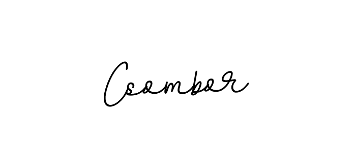 How to make Csombor signature? BallpointsItalic-DORy9 is a professional autograph style. Create handwritten signature for Csombor name. Csombor signature style 11 images and pictures png