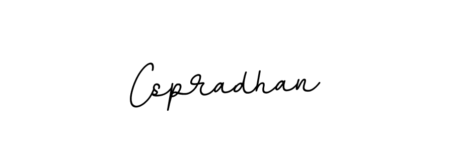 Use a signature maker to create a handwritten signature online. With this signature software, you can design (BallpointsItalic-DORy9) your own signature for name Cspradhan. Cspradhan signature style 11 images and pictures png