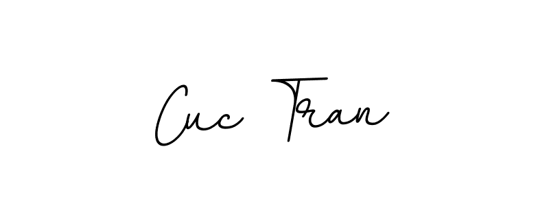 You should practise on your own different ways (BallpointsItalic-DORy9) to write your name (Cuc Tran) in signature. don't let someone else do it for you. Cuc Tran signature style 11 images and pictures png