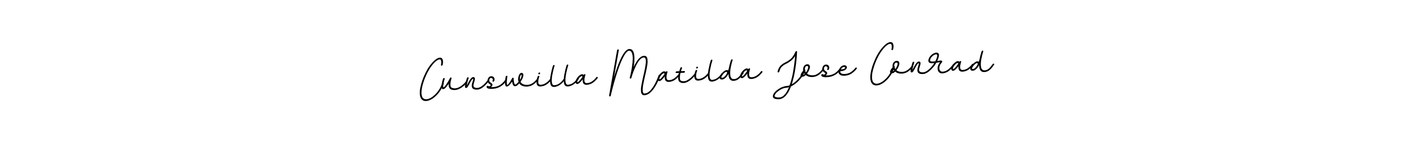 Use a signature maker to create a handwritten signature online. With this signature software, you can design (BallpointsItalic-DORy9) your own signature for name Cunswilla Matilda Jose Conrad. Cunswilla Matilda Jose Conrad signature style 11 images and pictures png