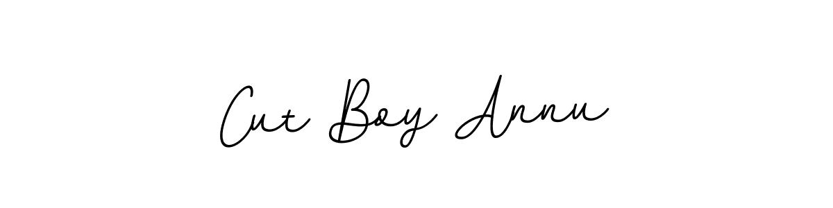 Design your own signature with our free online signature maker. With this signature software, you can create a handwritten (BallpointsItalic-DORy9) signature for name Cut Boy Annu. Cut Boy Annu signature style 11 images and pictures png