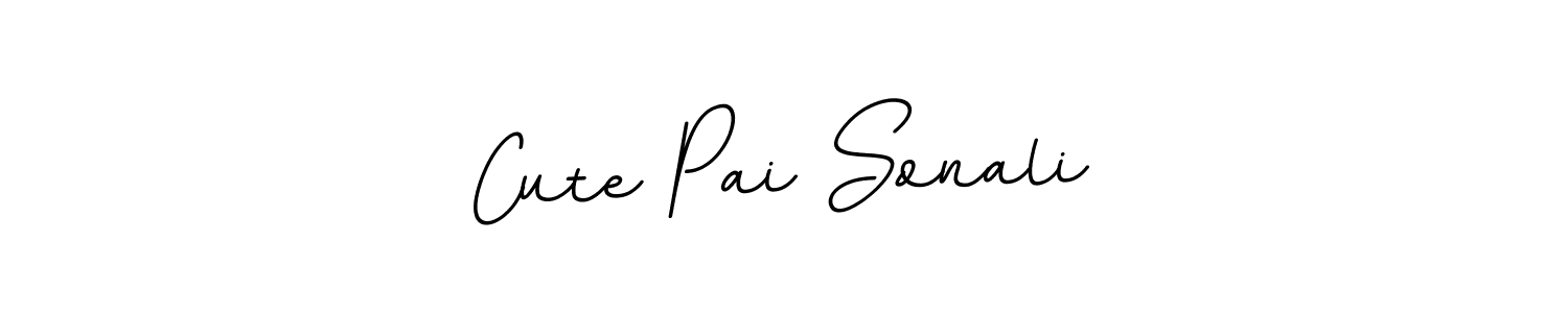 Design your own signature with our free online signature maker. With this signature software, you can create a handwritten (BallpointsItalic-DORy9) signature for name Cute Pai Sonali. Cute Pai Sonali signature style 11 images and pictures png