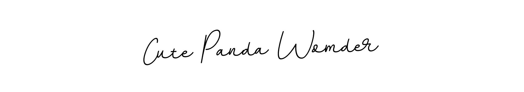Make a short Cute Panda Womder signature style. Manage your documents anywhere anytime using BallpointsItalic-DORy9. Create and add eSignatures, submit forms, share and send files easily. Cute Panda Womder signature style 11 images and pictures png