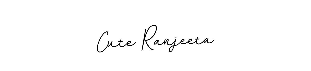 How to make Cute Ranjeeta signature? BallpointsItalic-DORy9 is a professional autograph style. Create handwritten signature for Cute Ranjeeta name. Cute Ranjeeta signature style 11 images and pictures png
