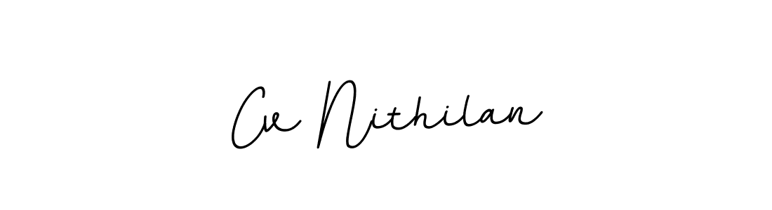 if you are searching for the best signature style for your name Cv Nithilan. so please give up your signature search. here we have designed multiple signature styles  using BallpointsItalic-DORy9. Cv Nithilan signature style 11 images and pictures png