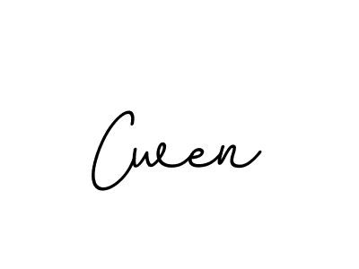 The best way (BallpointsItalic-DORy9) to make a short signature is to pick only two or three words in your name. The name Cwen include a total of six letters. For converting this name. Cwen signature style 11 images and pictures png