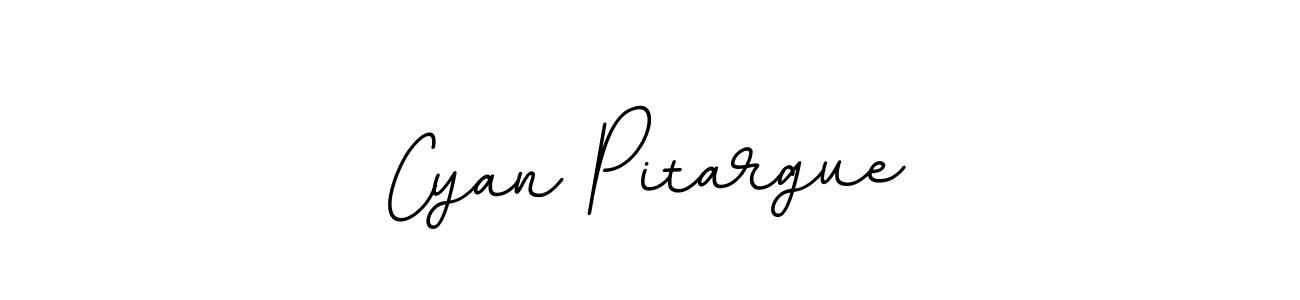 Design your own signature with our free online signature maker. With this signature software, you can create a handwritten (BallpointsItalic-DORy9) signature for name Cyan Pitargue. Cyan Pitargue signature style 11 images and pictures png
