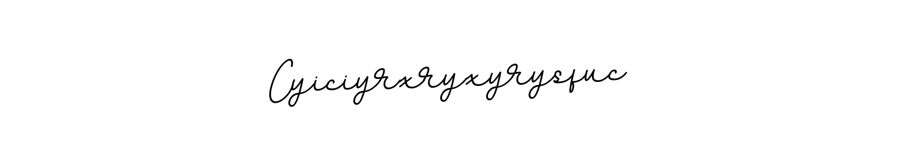 The best way (BallpointsItalic-DORy9) to make a short signature is to pick only two or three words in your name. The name Cyiciyrxryxyrysfuc include a total of six letters. For converting this name. Cyiciyrxryxyrysfuc signature style 11 images and pictures png