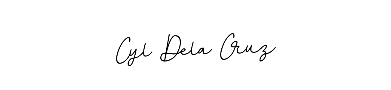 You should practise on your own different ways (BallpointsItalic-DORy9) to write your name (Cyl Dela Cruz) in signature. don't let someone else do it for you. Cyl Dela Cruz signature style 11 images and pictures png