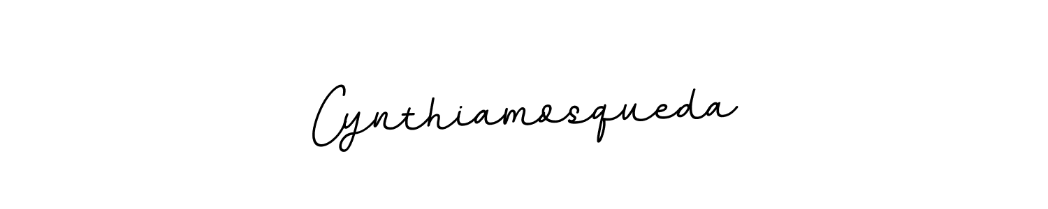 You should practise on your own different ways (BallpointsItalic-DORy9) to write your name (Cynthiamosqueda) in signature. don't let someone else do it for you. Cynthiamosqueda signature style 11 images and pictures png