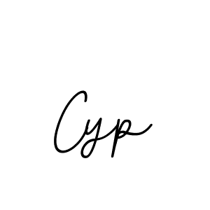 Create a beautiful signature design for name Cyp. With this signature (BallpointsItalic-DORy9) fonts, you can make a handwritten signature for free. Cyp signature style 11 images and pictures png