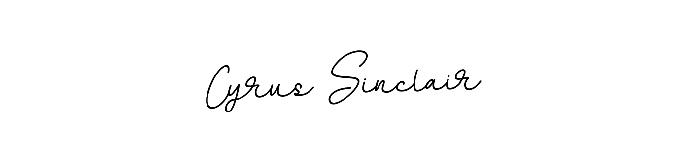 Use a signature maker to create a handwritten signature online. With this signature software, you can design (BallpointsItalic-DORy9) your own signature for name Cyrus Sinclair. Cyrus Sinclair signature style 11 images and pictures png