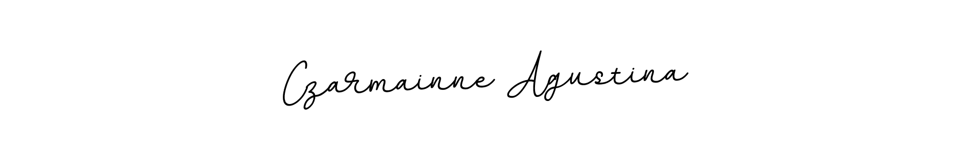 Use a signature maker to create a handwritten signature online. With this signature software, you can design (BallpointsItalic-DORy9) your own signature for name Czarmainne Agustina. Czarmainne Agustina signature style 11 images and pictures png