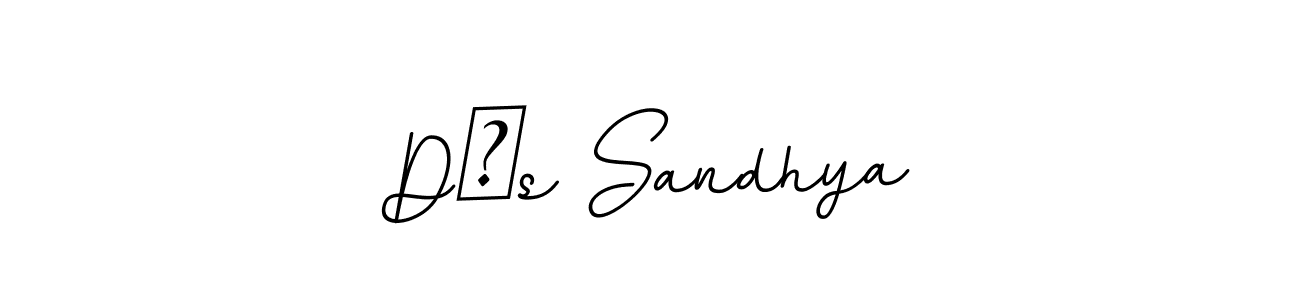Create a beautiful signature design for name D❤s Sandhya. With this signature (BallpointsItalic-DORy9) fonts, you can make a handwritten signature for free. D❤s Sandhya signature style 11 images and pictures png