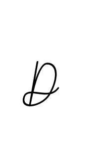 Design your own signature with our free online signature maker. With this signature software, you can create a handwritten (BallpointsItalic-DORy9) signature for name D . D  signature style 11 images and pictures png