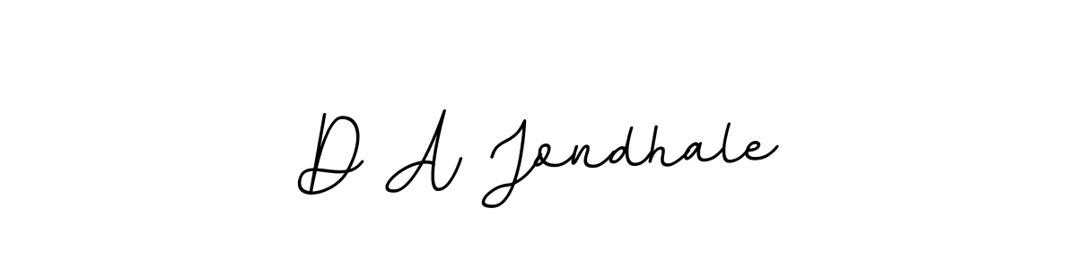 Also we have D A Jondhale name is the best signature style. Create professional handwritten signature collection using BallpointsItalic-DORy9 autograph style. D A Jondhale signature style 11 images and pictures png