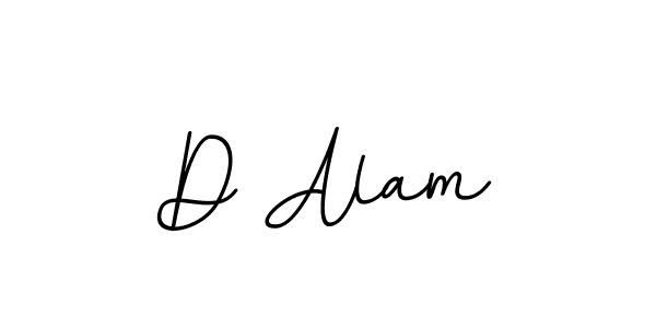 Make a beautiful signature design for name D Alam. With this signature (BallpointsItalic-DORy9) style, you can create a handwritten signature for free. D Alam signature style 11 images and pictures png