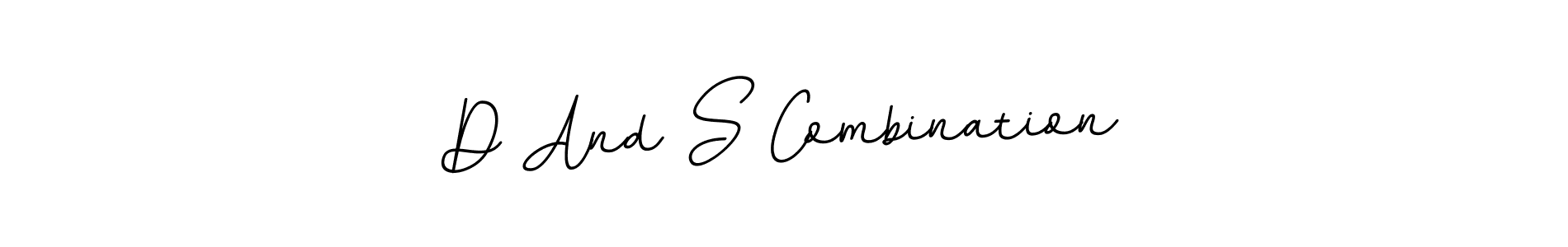 Make a beautiful signature design for name D And S Combination. With this signature (BallpointsItalic-DORy9) style, you can create a handwritten signature for free. D And S Combination signature style 11 images and pictures png