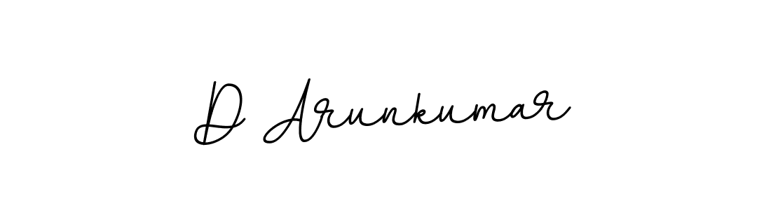 You should practise on your own different ways (BallpointsItalic-DORy9) to write your name (D Arunkumar) in signature. don't let someone else do it for you. D Arunkumar signature style 11 images and pictures png