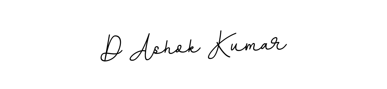 Design your own signature with our free online signature maker. With this signature software, you can create a handwritten (BallpointsItalic-DORy9) signature for name D Ashok Kumar. D Ashok Kumar signature style 11 images and pictures png