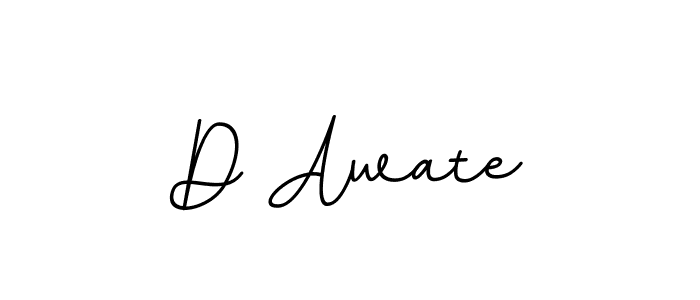 Similarly BallpointsItalic-DORy9 is the best handwritten signature design. Signature creator online .You can use it as an online autograph creator for name D Awate. D Awate signature style 11 images and pictures png