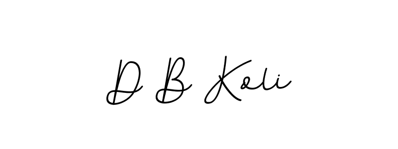 Make a beautiful signature design for name D B Koli. Use this online signature maker to create a handwritten signature for free. D B Koli signature style 11 images and pictures png