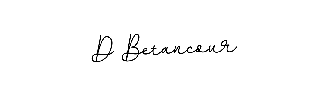 Also we have D Betancour name is the best signature style. Create professional handwritten signature collection using BallpointsItalic-DORy9 autograph style. D Betancour signature style 11 images and pictures png
