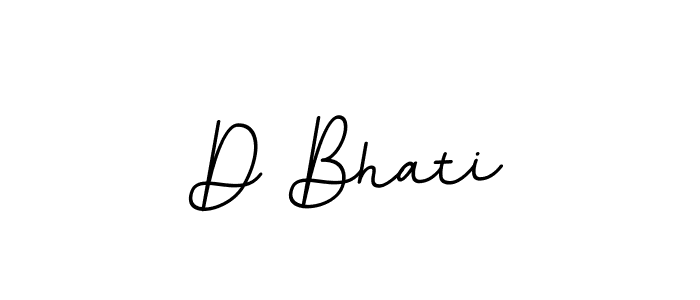 You should practise on your own different ways (BallpointsItalic-DORy9) to write your name (D Bhati) in signature. don't let someone else do it for you. D Bhati signature style 11 images and pictures png