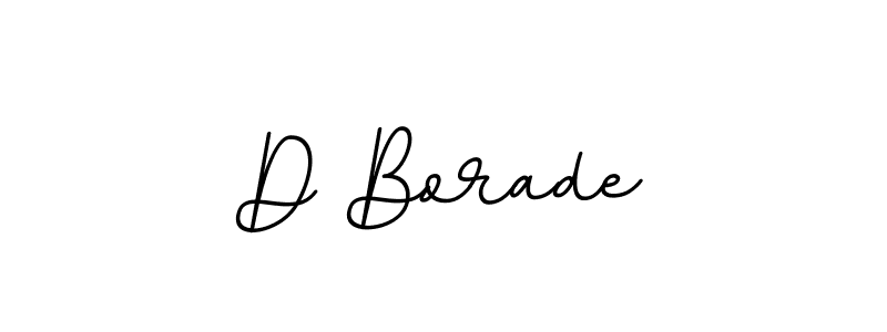 Also we have D Borade name is the best signature style. Create professional handwritten signature collection using BallpointsItalic-DORy9 autograph style. D Borade signature style 11 images and pictures png