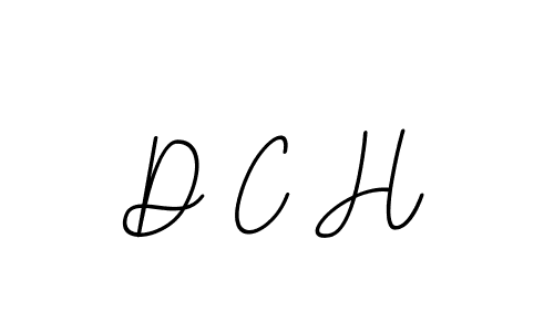 Also we have D C H name is the best signature style. Create professional handwritten signature collection using BallpointsItalic-DORy9 autograph style. D C H signature style 11 images and pictures png