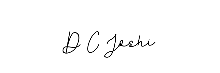 Use a signature maker to create a handwritten signature online. With this signature software, you can design (BallpointsItalic-DORy9) your own signature for name D C Joshi. D C Joshi signature style 11 images and pictures png