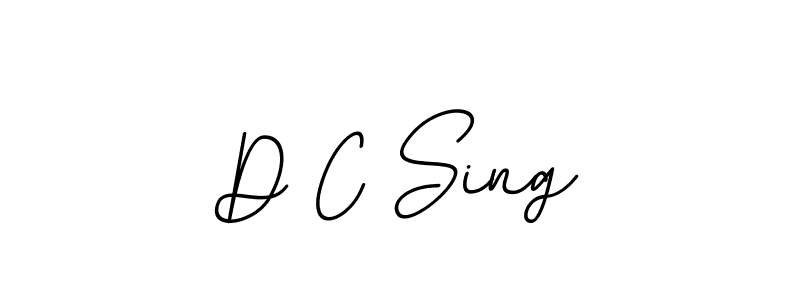 D C Sing stylish signature style. Best Handwritten Sign (BallpointsItalic-DORy9) for my name. Handwritten Signature Collection Ideas for my name D C Sing. D C Sing signature style 11 images and pictures png