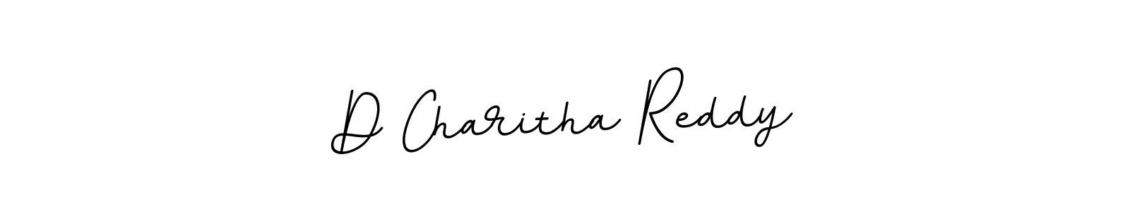 You should practise on your own different ways (BallpointsItalic-DORy9) to write your name (D Charitha Reddy) in signature. don't let someone else do it for you. D Charitha Reddy signature style 11 images and pictures png