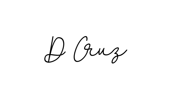 Design your own signature with our free online signature maker. With this signature software, you can create a handwritten (BallpointsItalic-DORy9) signature for name D Cruz. D Cruz signature style 11 images and pictures png
